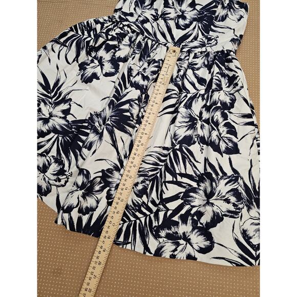 Polo Ralph Lauren Dress Womens 14 Floral Print Sleeveless Mini Skirt Back Button - Picture 10 of 16